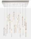 Wind Small Rectangle Chandelier-Chandelier-Jecanoli