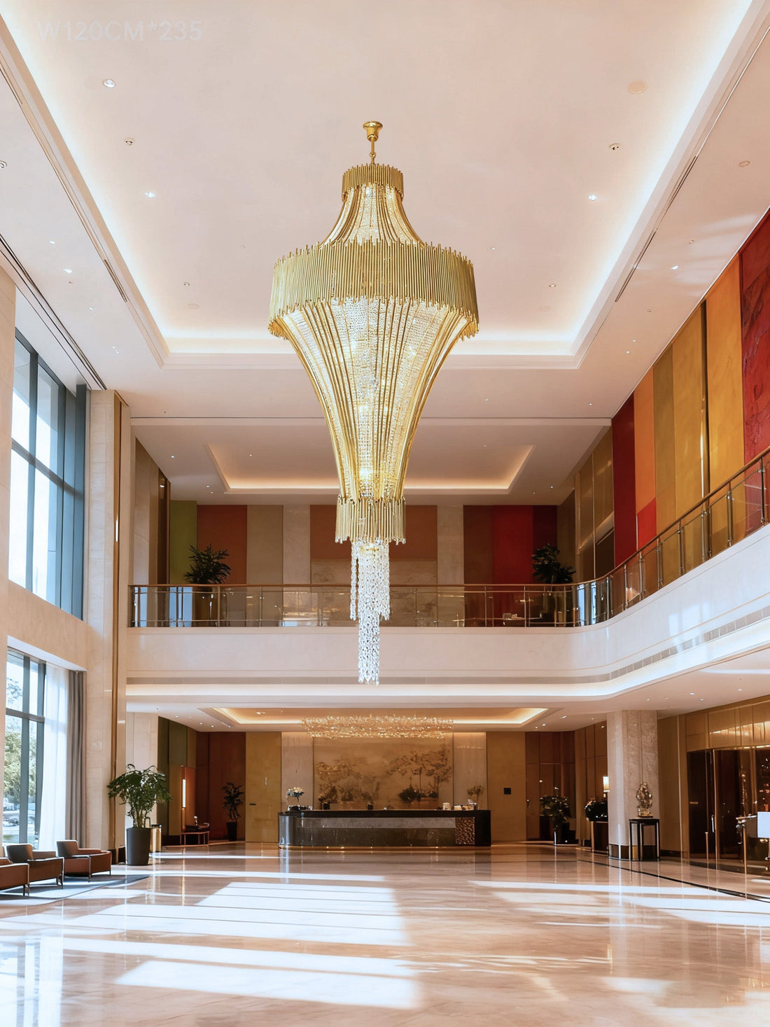 Big Lobby Chandelier 47"W 93"H-大吊灯-Jecanoli