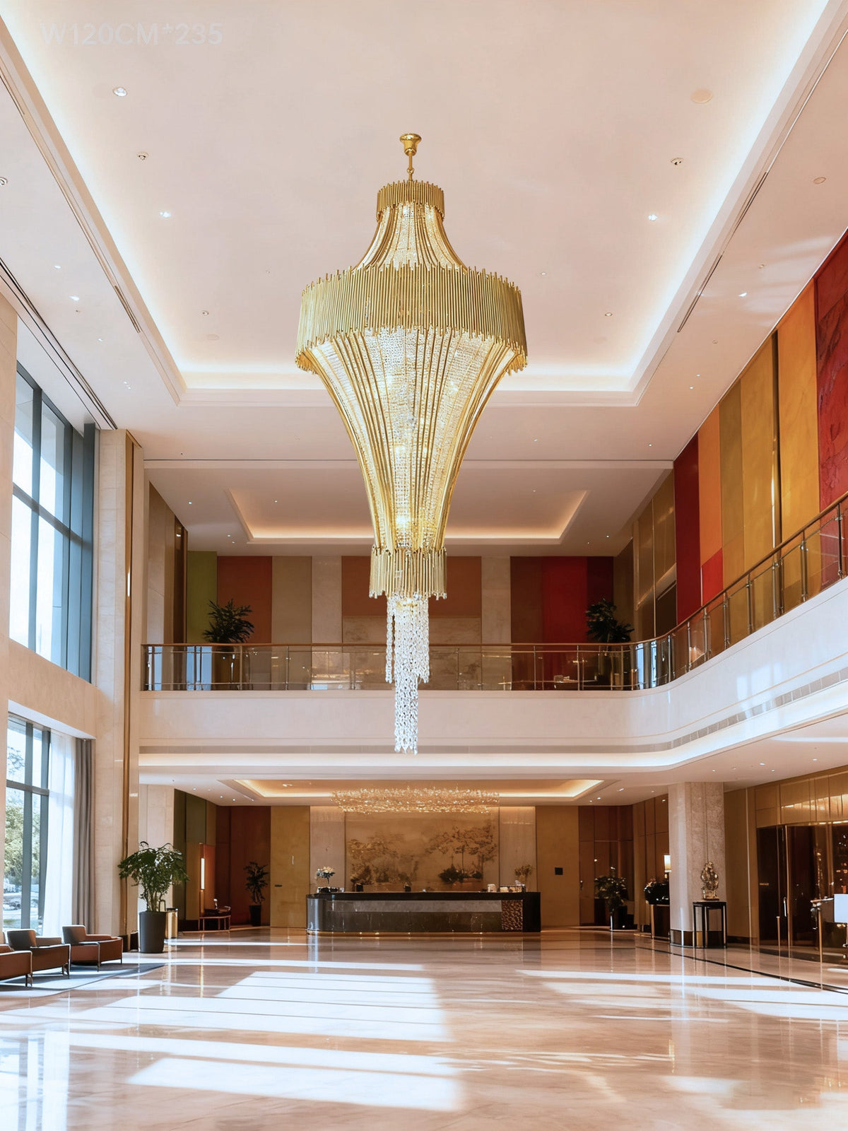 Big Lobby Chandelier 47"W 93"H-大吊灯-Jecanoli