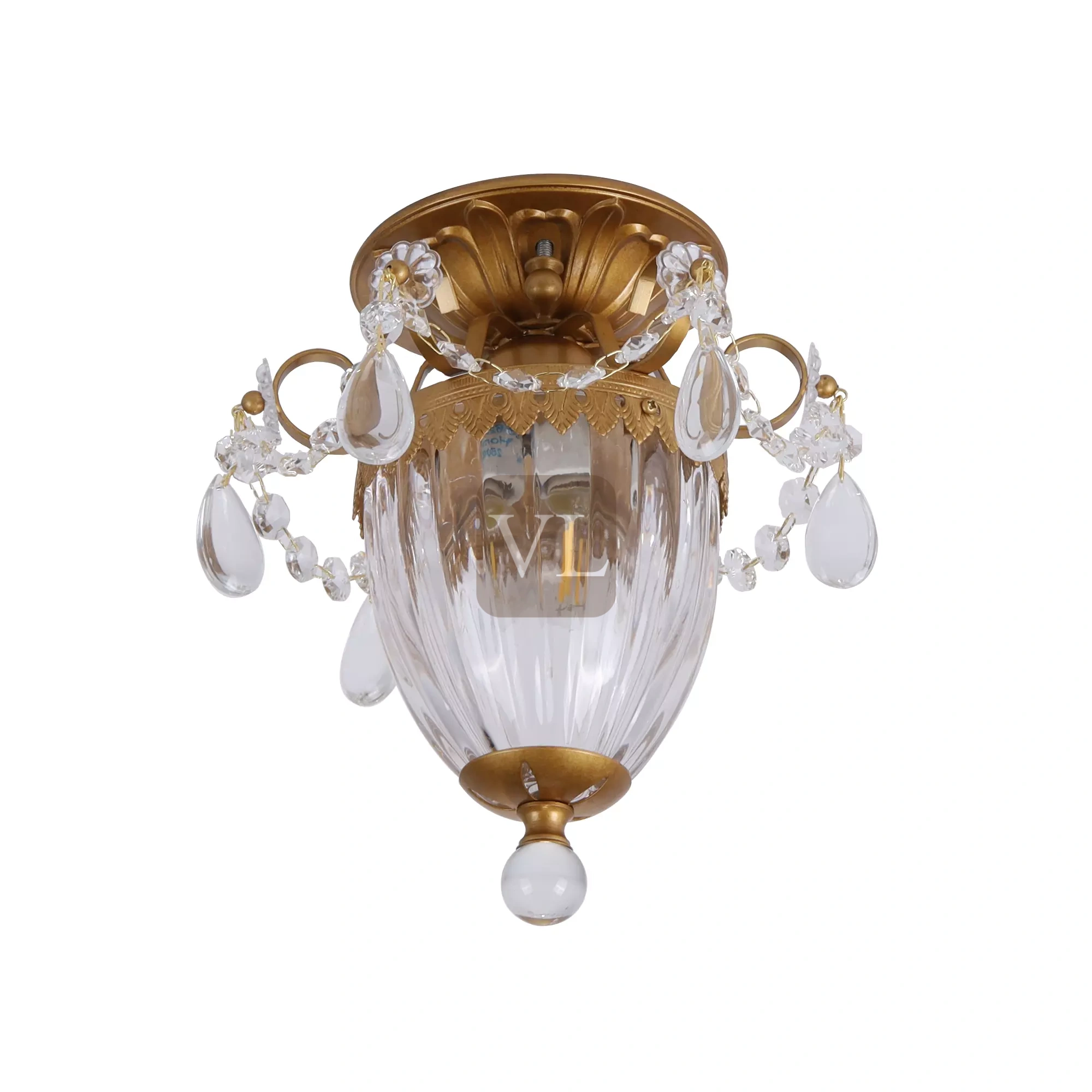 Victorian Crystal Lamp
