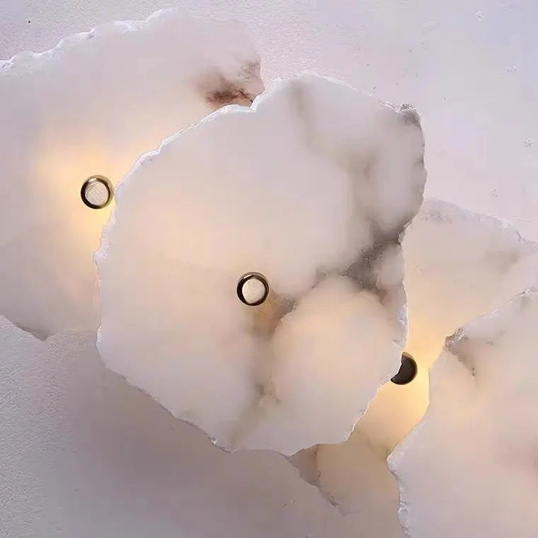 Real Alabaster Wall Sconces Modern Wall Sconce [product_tags] Fabtiko