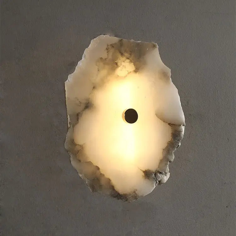 Real Alabaster Wall Sconces Modern 1 Lights Wall Sconce [product_tags] Fabtiko