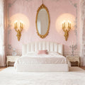 41 Inch Tall French Retro Brass Wall Sconce 5 Lights European Style Copper Wall Lamp-壁灯-Jecanoli