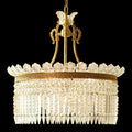 16-28 Inch Multiple Size Baccarat Inspired Copper and Crystal Chandelier Lighting-铜灯-Jecanoli