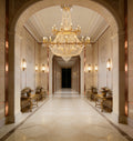 71X83 Inch Huge Antique Empire Brass Crystal Chandelier for high Ceiling Foyer-大吊灯-Jecanoli