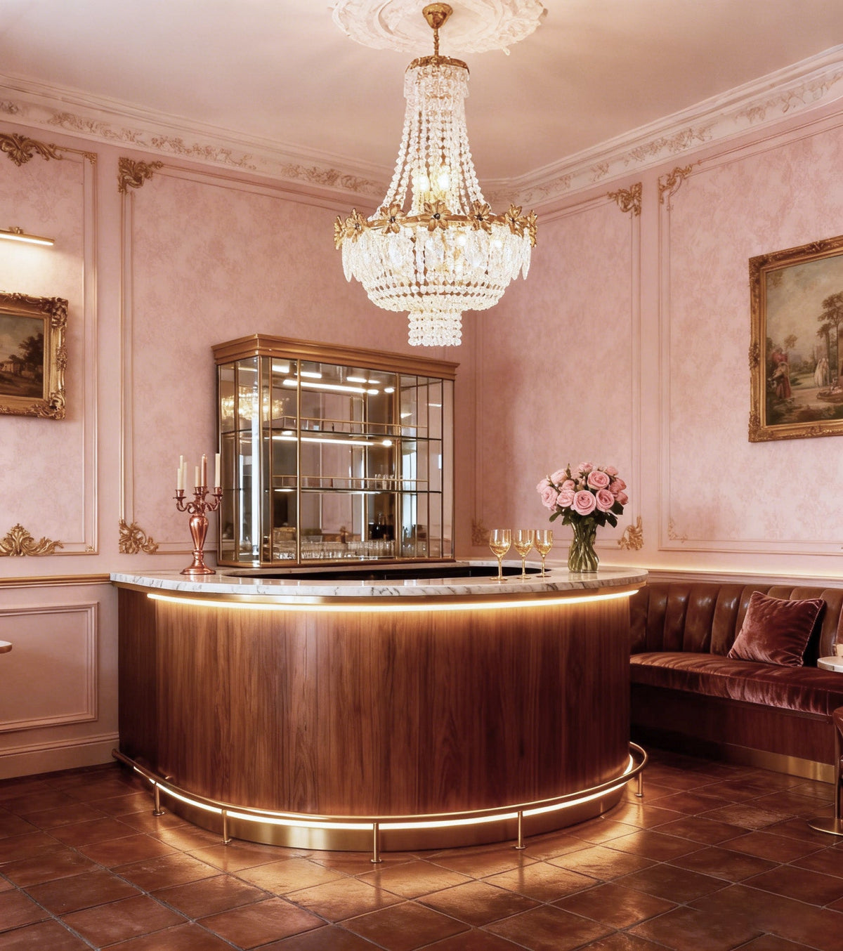 24X30 Inch Classical French Empire Brass and Crystal Chandelier-铜灯-Jecanoli