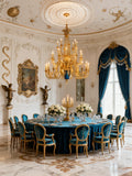 71X98 Inch Rococo Style Big French Empire Copper Chandelier for Foyer-大吊灯-Jecanoli
