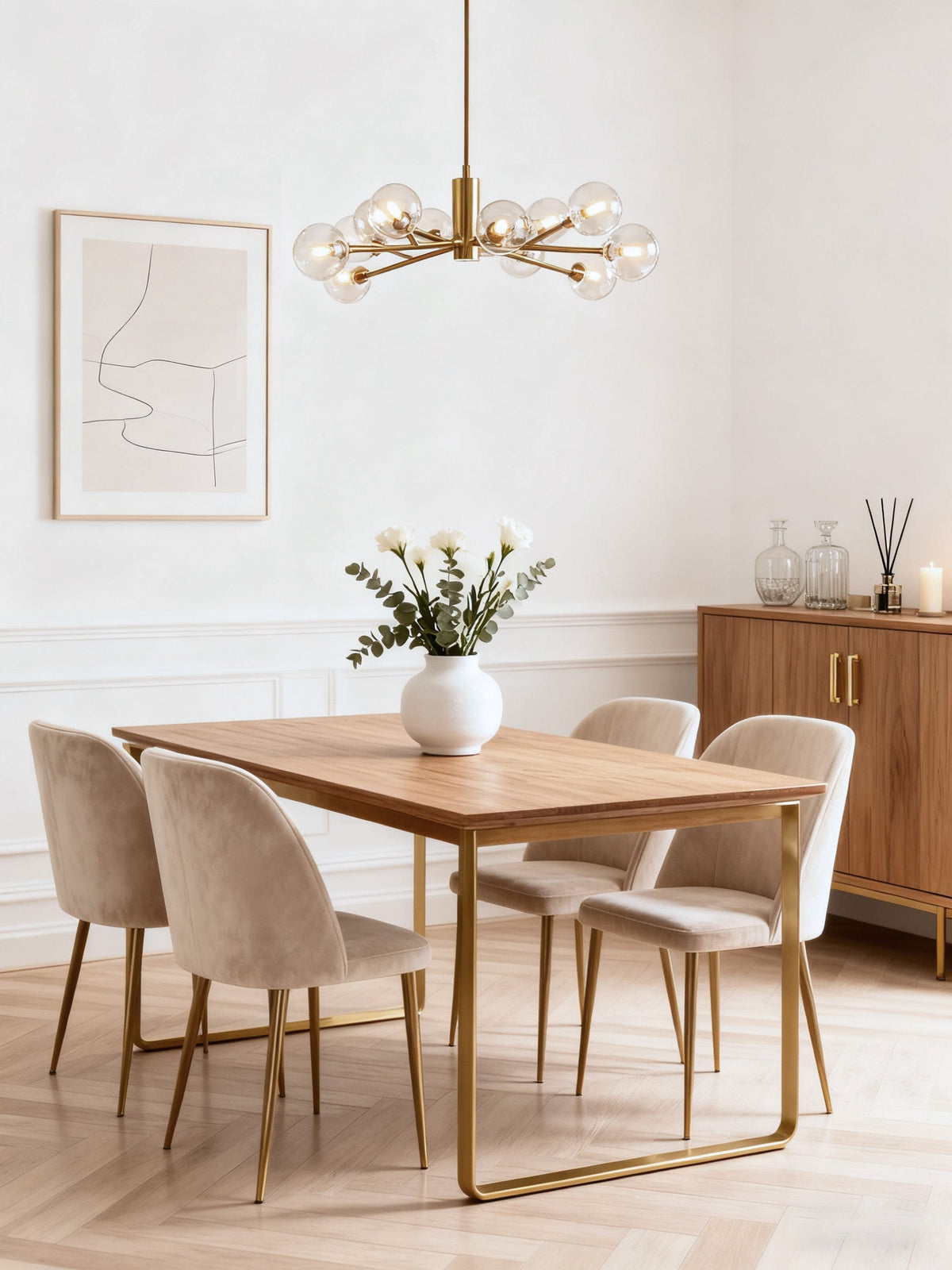 Apollo 47” Round 15 Heads Glass Chandelier XS2024-33/15-现代灯-Jecanoli