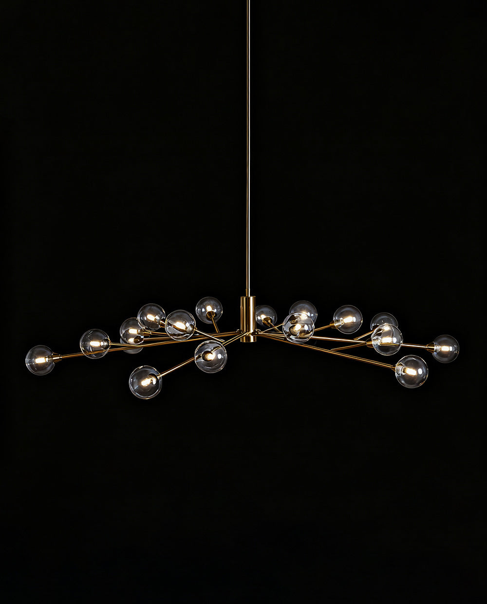 Apollo 59” Round 18 Heads Glass Chandelier XS2024-33/18-现代灯-Jecanoli