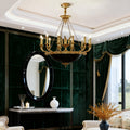 28X26 Inch 6 Lights Rococo French Empire Copper Chandelier-铜灯-Jecanoli