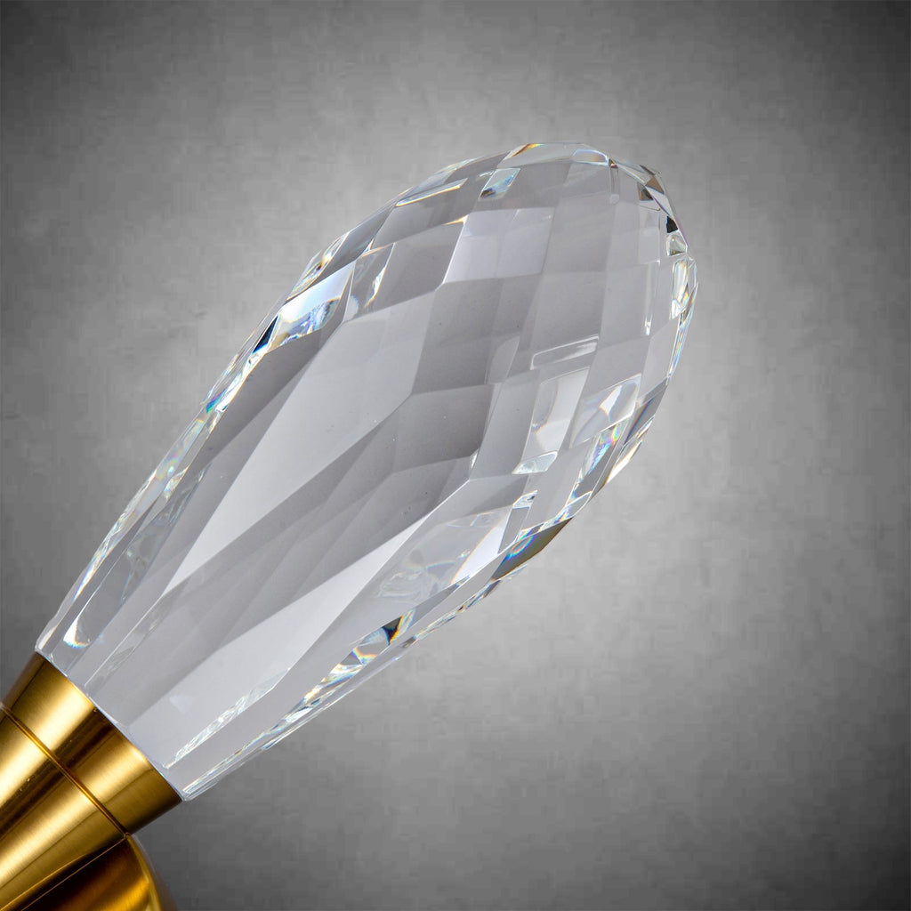 Gold Sconces Wall Lighting - Crystal Wall Sconces, Modern Bathroom Vanity Mirror Light