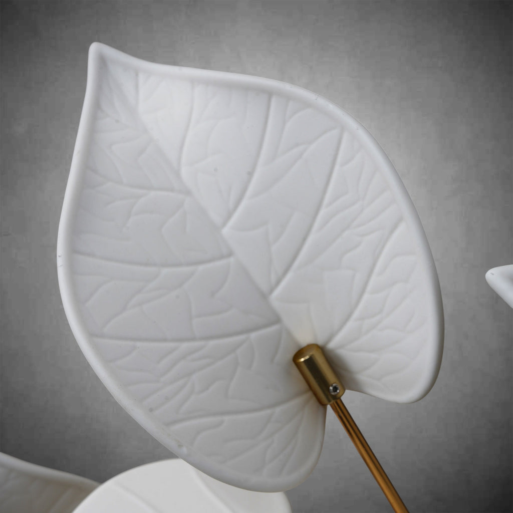 Ceramic Ginkgo Leaf Chandelier
