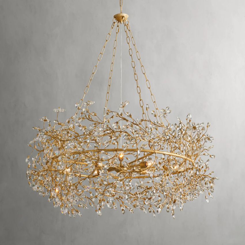 Fiore Crown Chandelier-Chandelier-Jecanoli