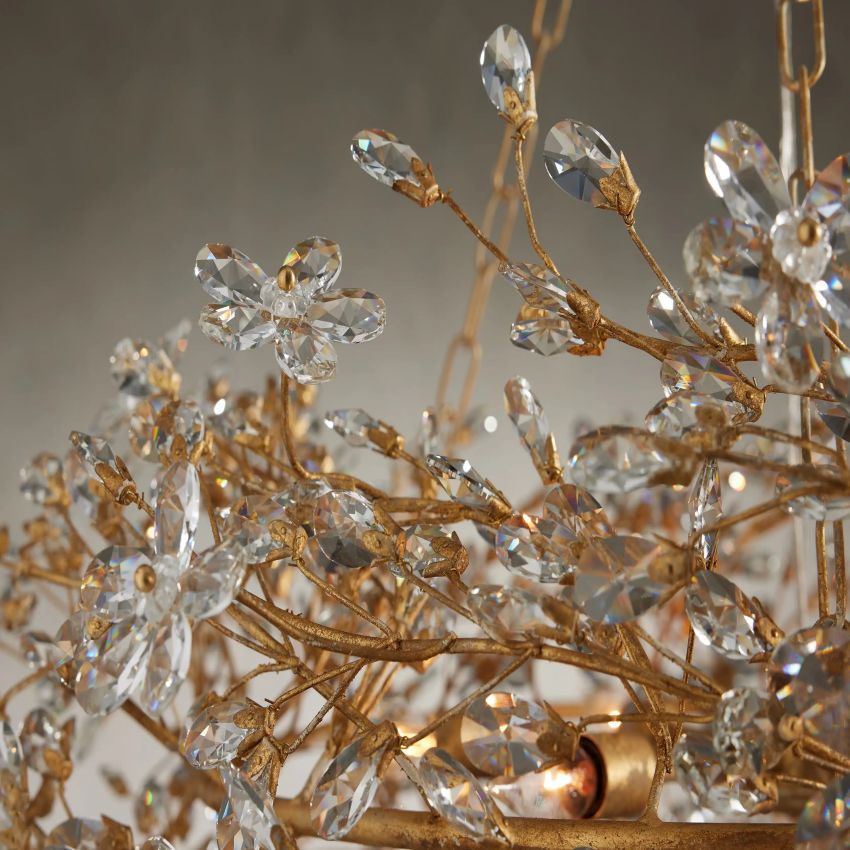 Fiore Crown Chandelier-Chandelier-Jecanoli