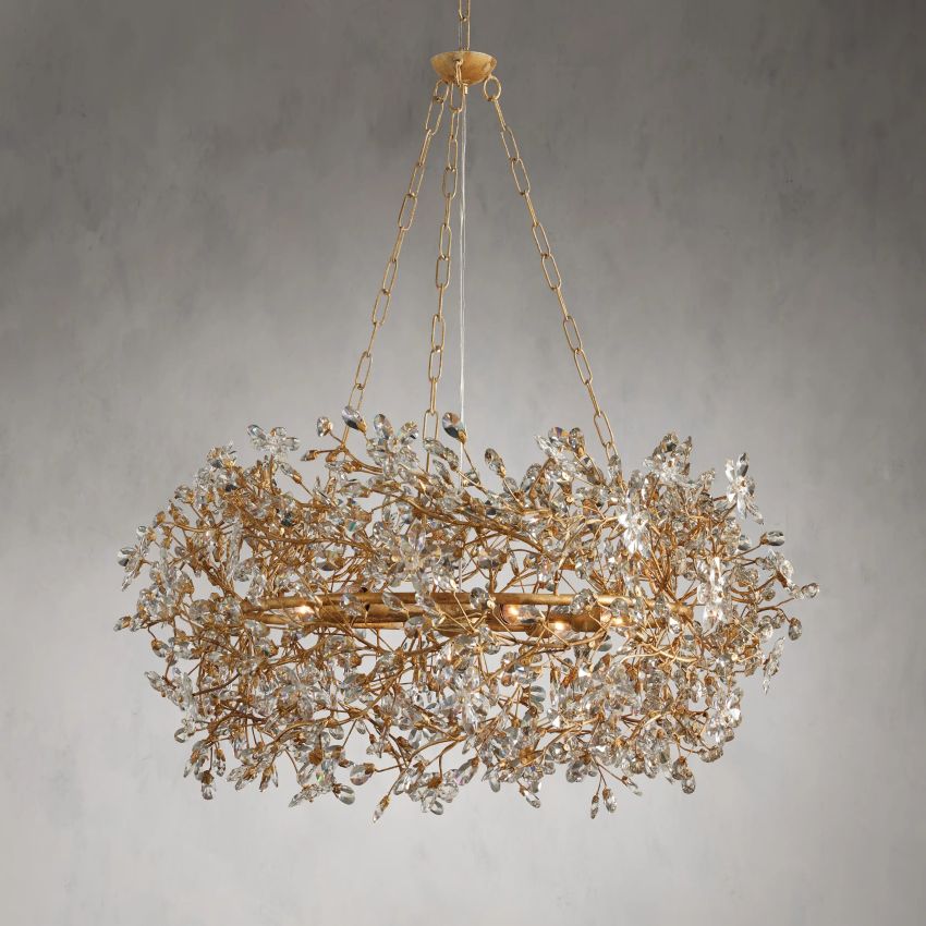 Fiore Crown Chandelier-Chandelier-Jecanoli