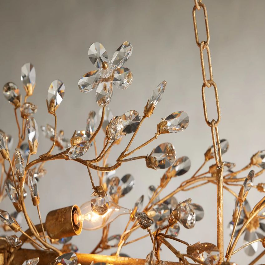Fiore Linear Chandelier-Chandelier-Jecanoli