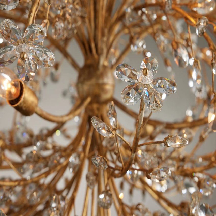 Fiore Round Chandelier-Chandelier-Jecanoli