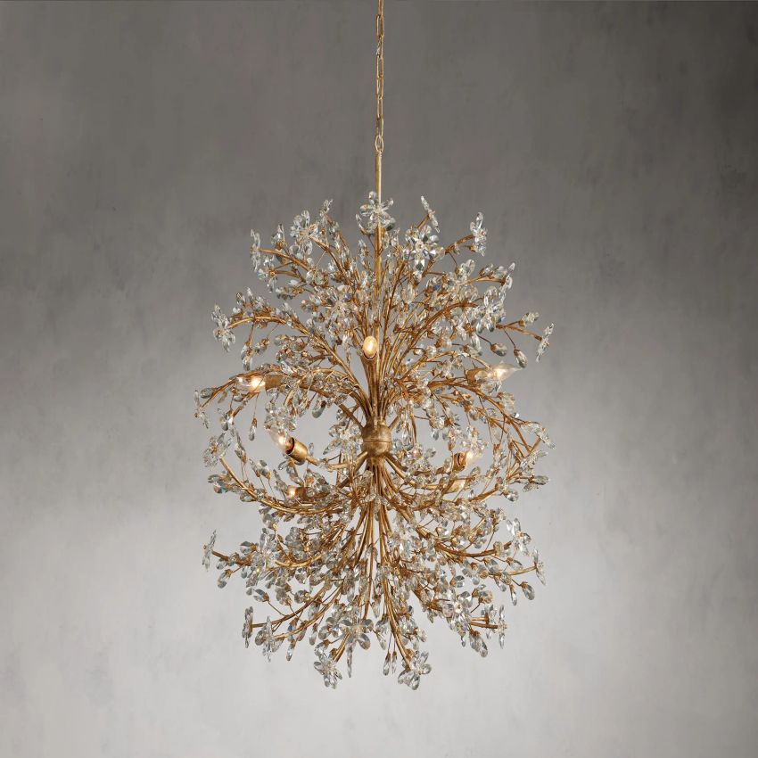 Fiore Round Chandelier-Chandelier-Jecanoli