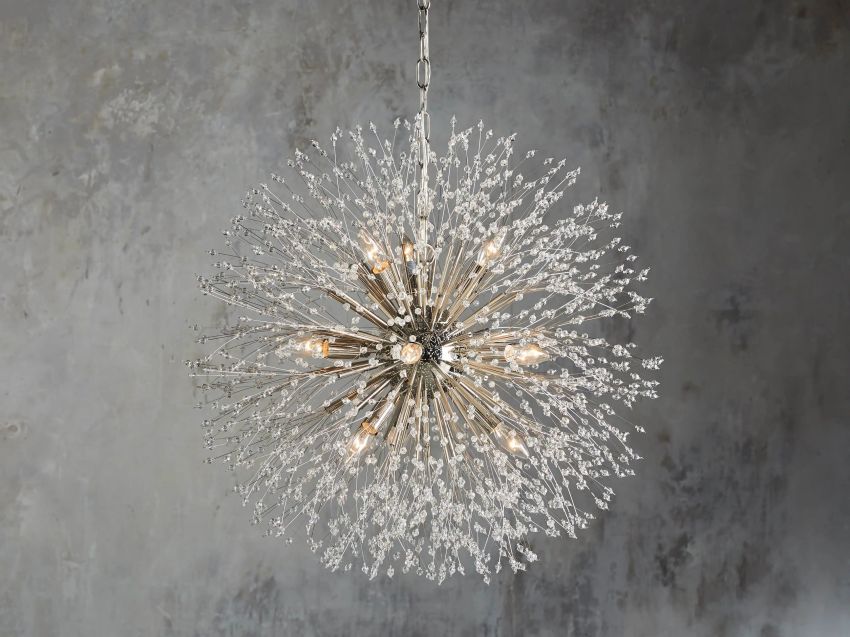 Dandelion Round Chandelier-Chandelier-Jecanoli