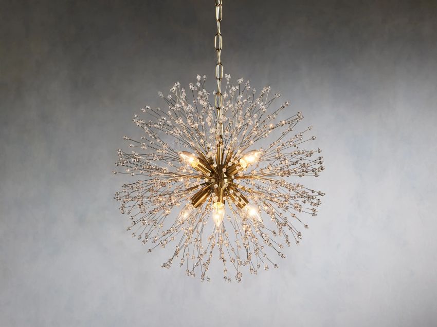Dandelion Round Chandelier-Chandelier-Jecanoli