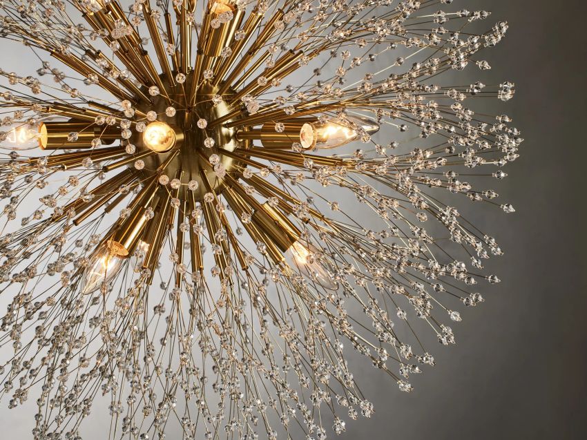 Dandelion Round Chandelier-Chandelier-Jecanoli