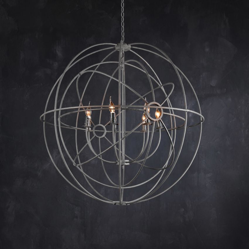 Zoraida Crystal Ball Chandelier-Chandelier-Jecanoli