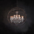 Zoraida Crystal Ball Chandelier-Chandelier-Jecanoli