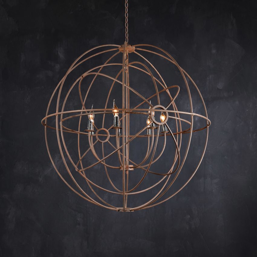 Zoraida Crystal Ball Chandelier-Chandelier-Jecanoli