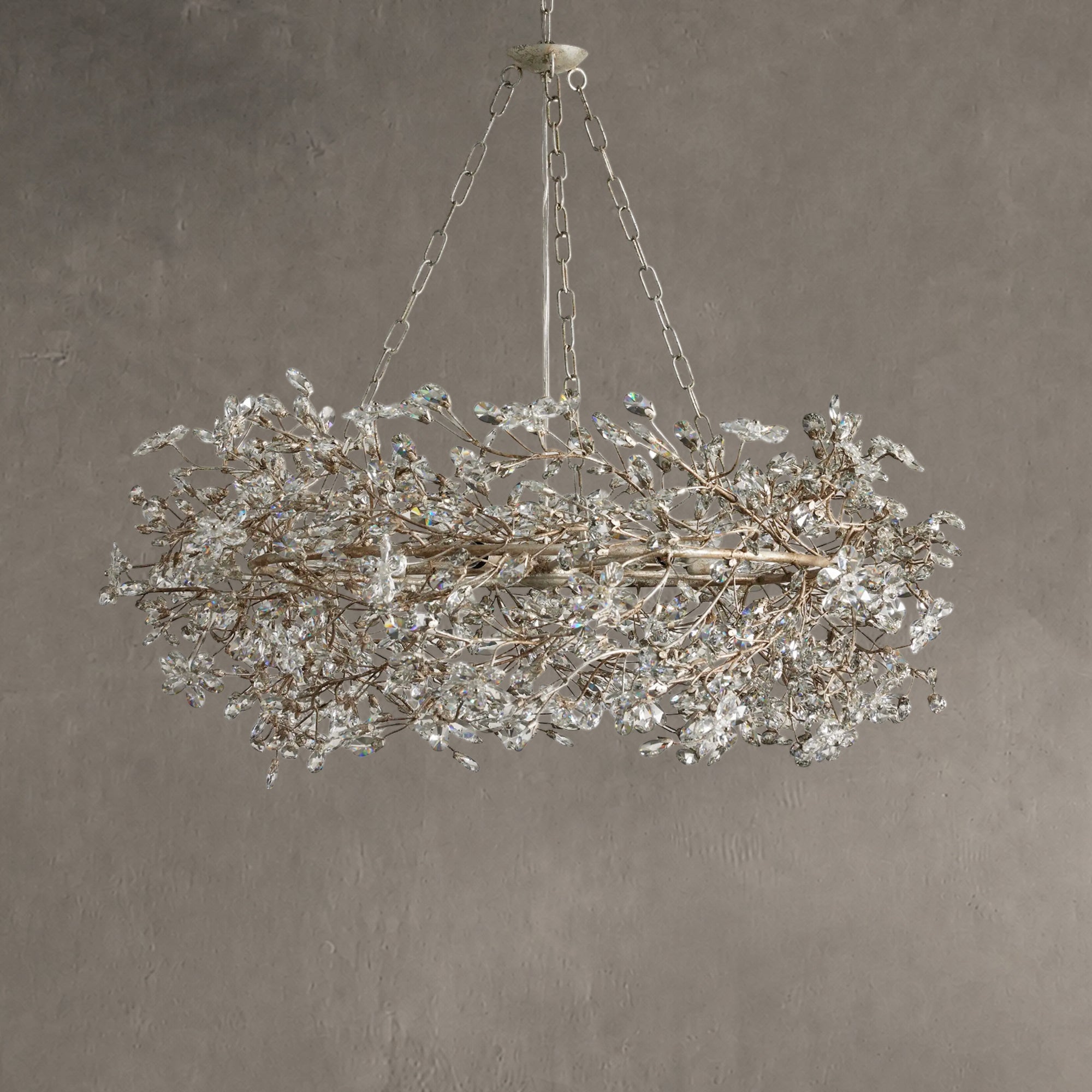 Fiore Crown Chandelier 39" 48" 60"