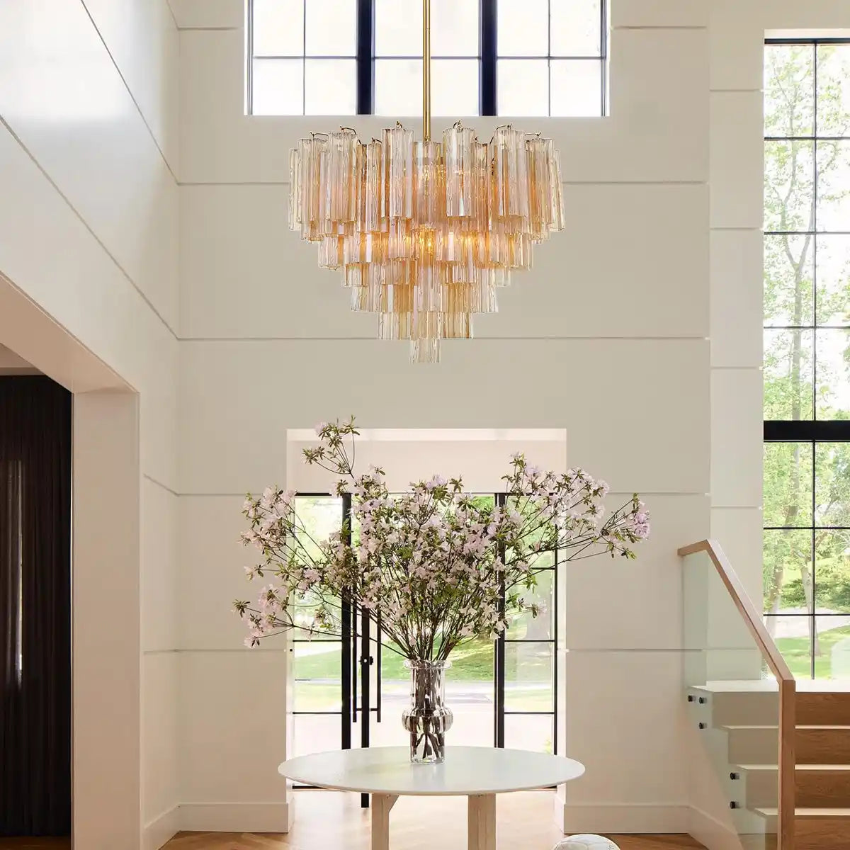Addas Chandelier 17.8" 19.8" 22" 26.8" 32''D-Jecanoli