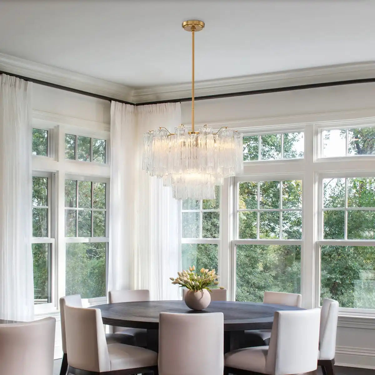 Addas Chandelier 17.8" 19.8" 22" 26.8" 32''D-Jecanoli