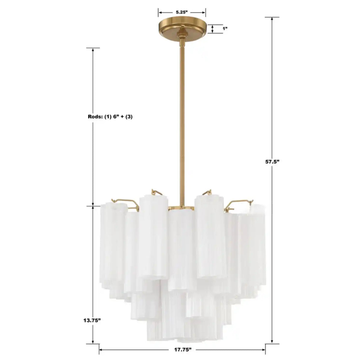 Addas Chandelier 17.8" 19.8" 22" 26.8" 32''D-Jecanoli