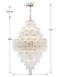 Addas Diamond Chandelier 49''H-Jecanoli