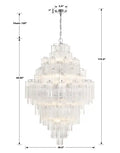 Addas Diamond Chandelier 49''H-Jecanoli