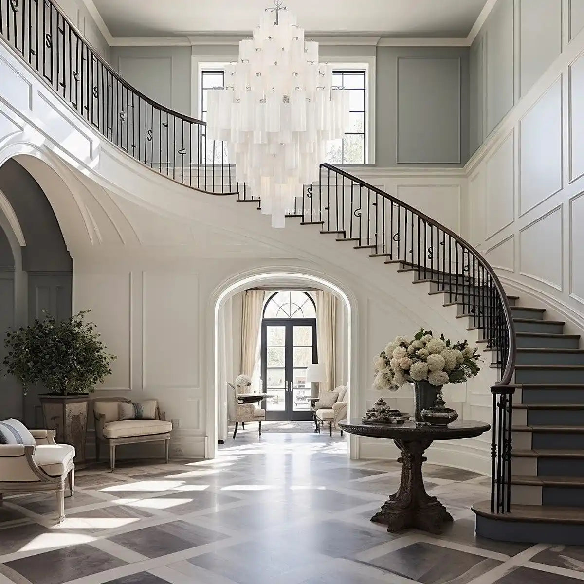 Addas Diamond Chandelier 49''H-Jecanoli