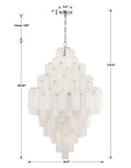 Addas Diamond Chandelier 49''H-Jecanoli