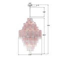 Addas Diamond Chandelier 49''H-Jecanoli