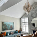 Addas Diamond Chandelier 49''H-Jecanoli