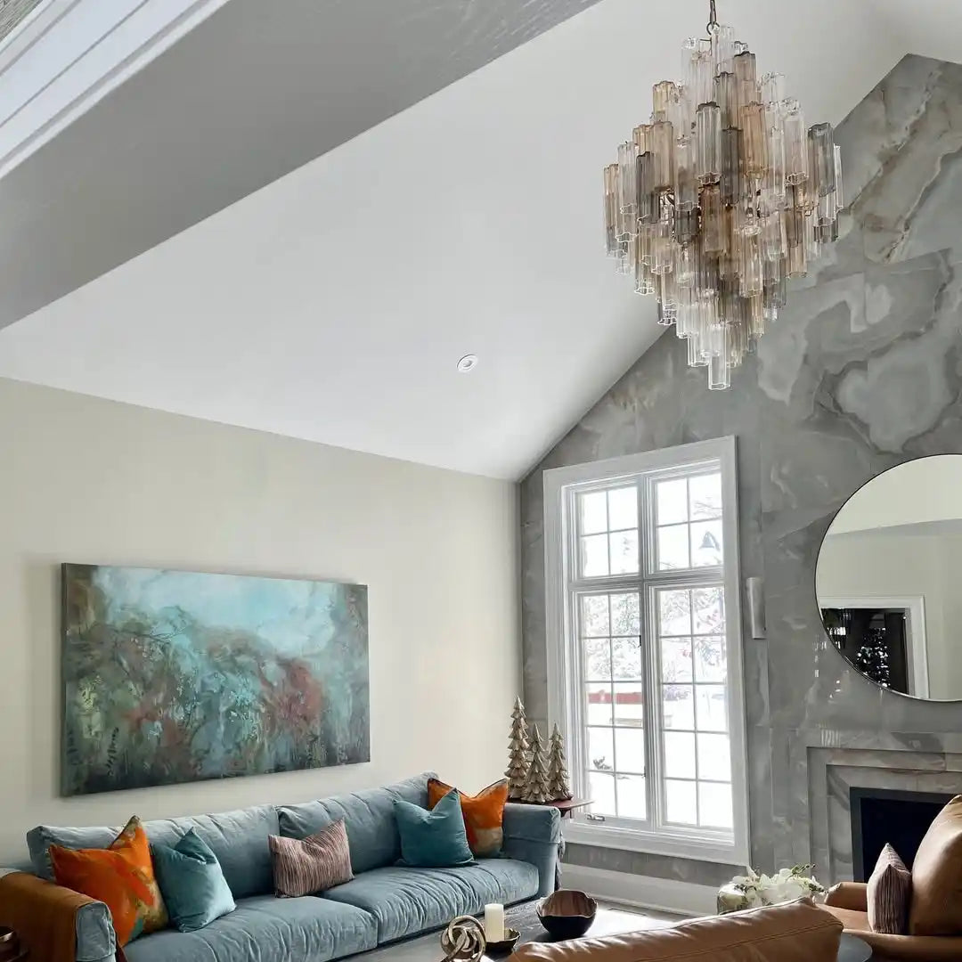 Addas Diamond Chandelier 49''H-Jecanoli
