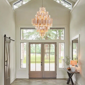 Addas Diamond Chandelier 49''H-Jecanoli
