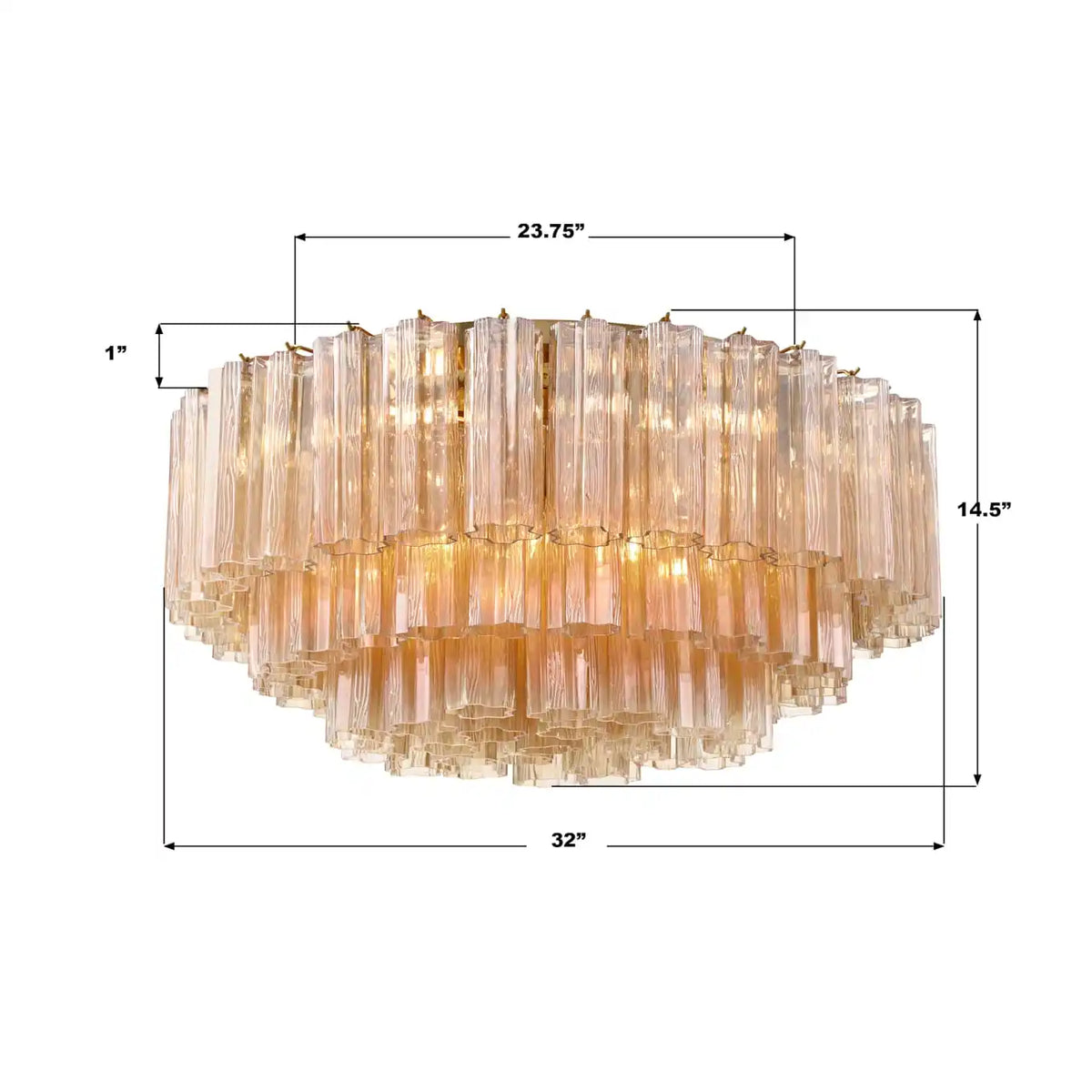 Addas Flushmount 22"/32"-Jecanoli