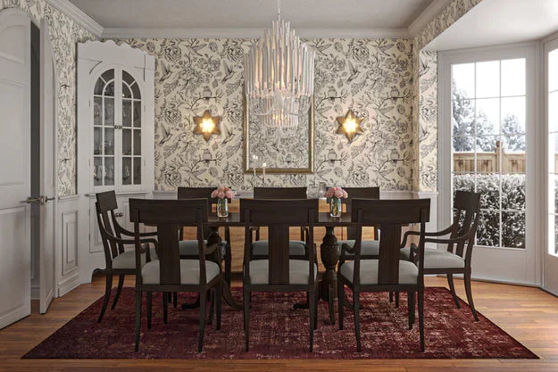 Modern Art Design 5/6-Light Modern Branch Modeling Chandelier in White/Black