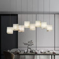 Alabaster Box Linear Chandelier - 6 heads L 28.3