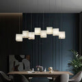 Alabaster Box Linear Chandelier - 6 heads L 28.3