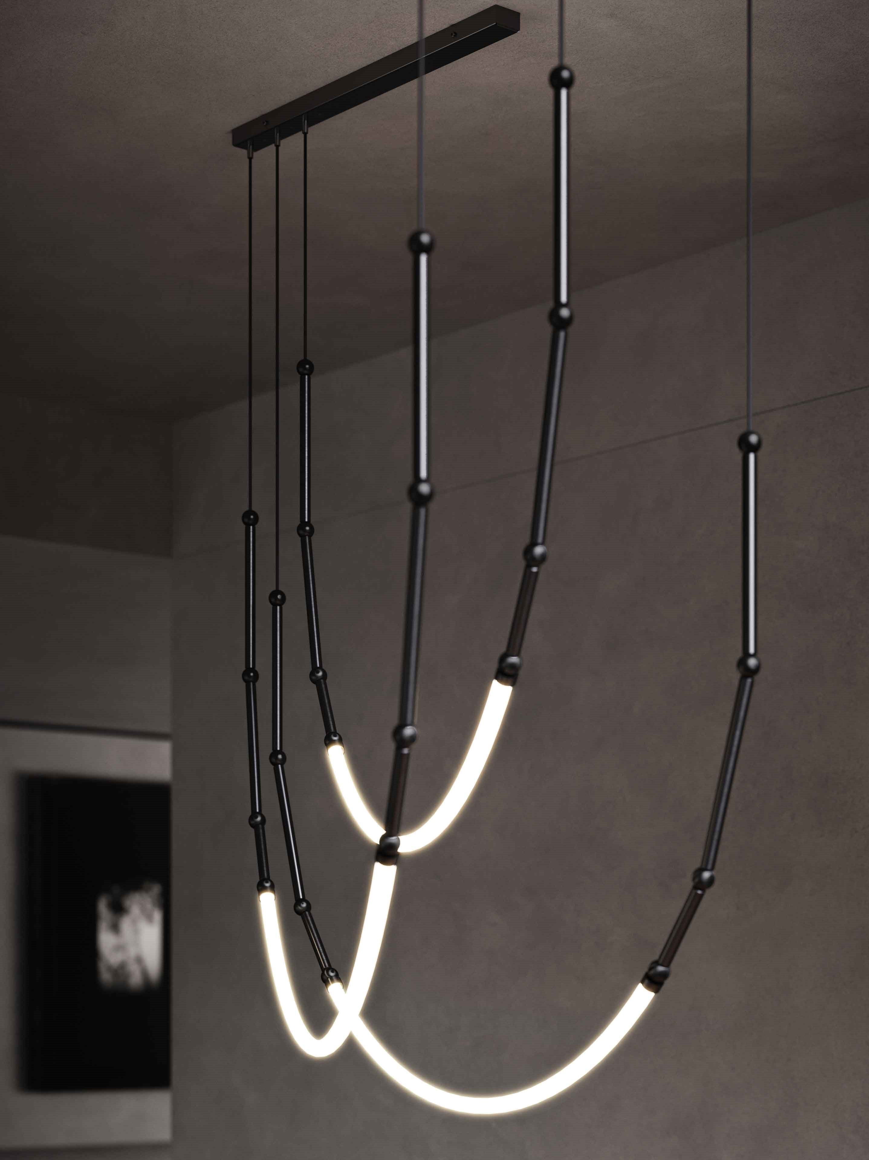 Alabaster Cascade Ring Chandelier - view 17
