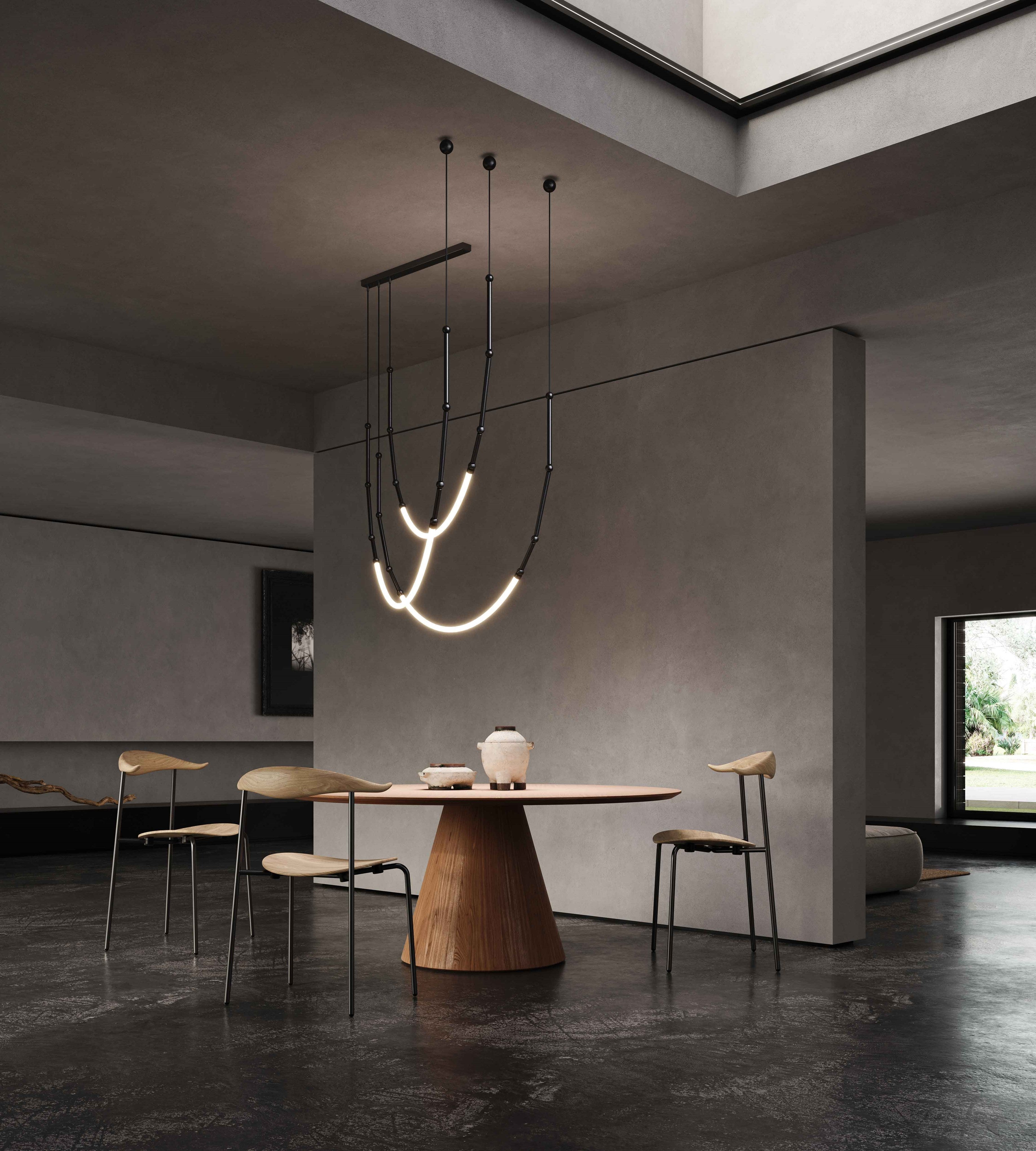 Alabaster Cascade Ring Chandelier - view 19