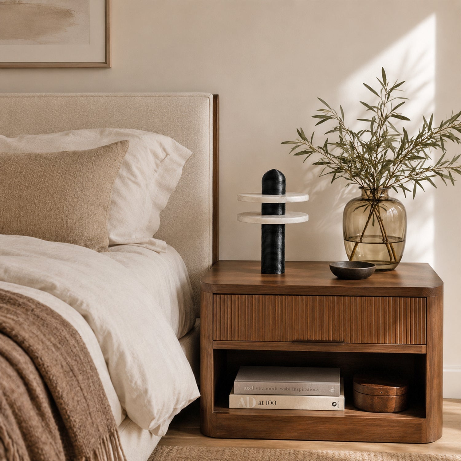 Alabaster Disc Table Lamp