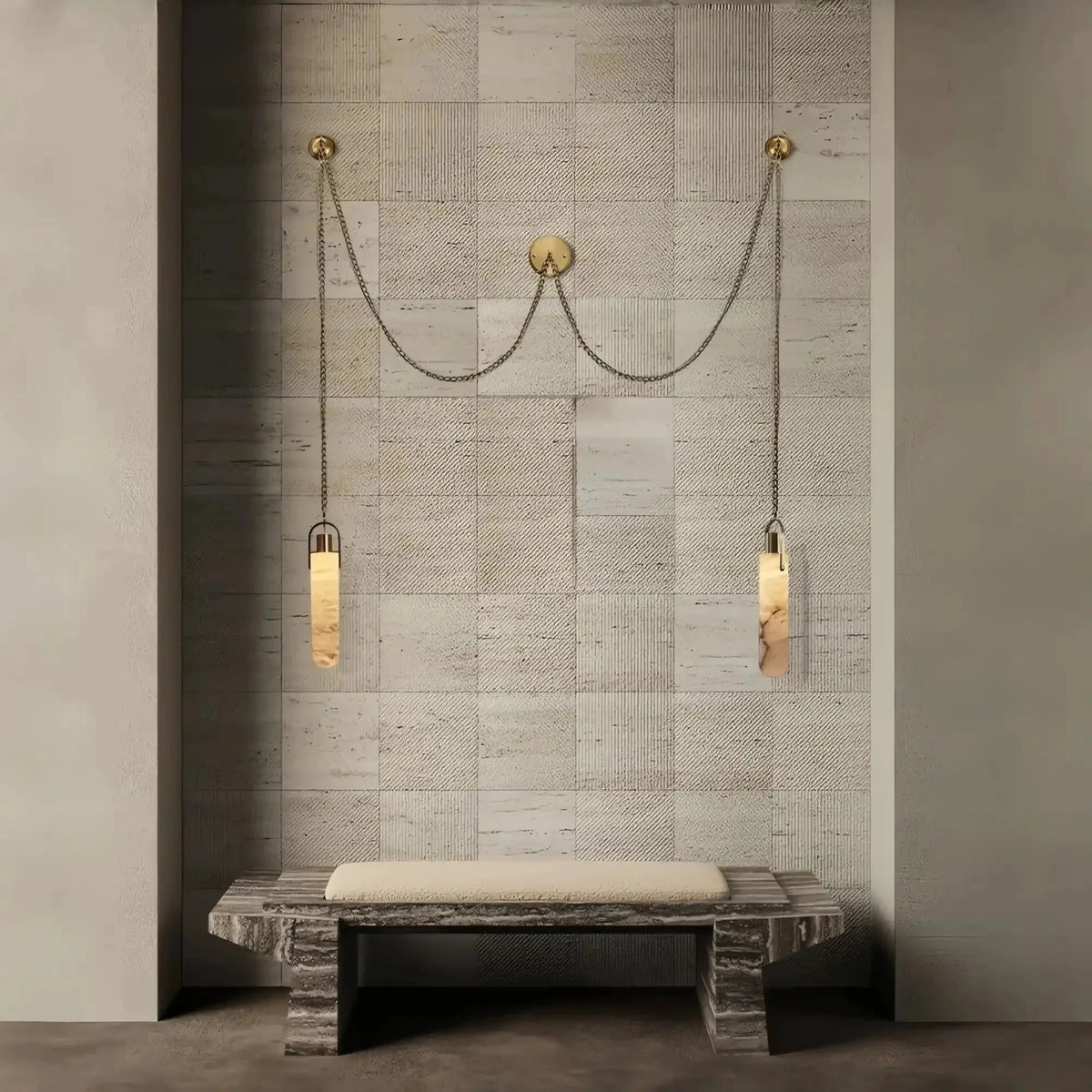 Alabaster Flint 1/2/3/5/7/9/12/15 - Light LED Multi - Drop Pendant - 2 lightsManor Lights