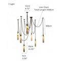 Alabaster Flint 1/2/3/5/7/9/12/15 - Light LED Multi - Drop Pendant - 9 lightsManor Lights