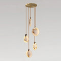 Alabaster Long Staircase Chandelier 5 styles - 5 LightsBlushlighting